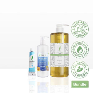 🇸🇬 Theo10 Eczema Starter Kit PRO | Natural Sensitive Skin Itch Prone Redness Relief Dry Skin Cream Lotion Shower Gel Body Wash Moisturizers Ointments Soap Steroid Free Nourishing Safe Outbreak Moisturizer Itchy Beauty Inflammation Anti Fungal Bacteria