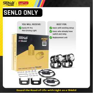 SENLO M1 Pro Mini Driving Light 70W MDL for Motorcycles Cars - Auxiliary Fog Light 1 YEAR WARRANTY
