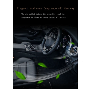 Bear Piloting Air Vent Diffuser Lovely Air Freshener with Rotating Propeller Car Accessories