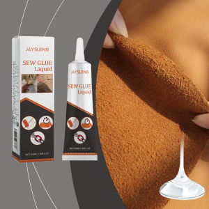 JAYSUING Keo Vá Vải 50ml - Keo dán vải trong suốt vá quần áo không cần may bám chắc nhanh khô chống thấm nước phù hợp vải denim cotton vải flannel dùng cho quần áo đệm sofa