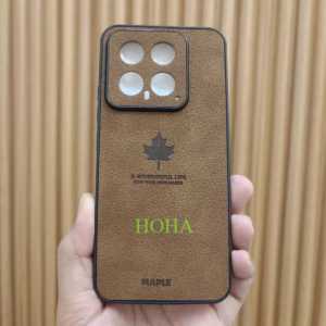 Maple Leaf Leather Case Xiaomi 14 Luxury Cortex Anti-slip Advanced Phone Case - HOHA CASE
