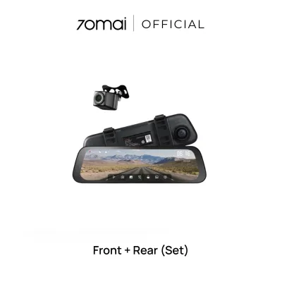 70mai S500 Rearview Dashcam 3K Resolution | Dual-Channel Recording | Supercapacitor | 24H Parking Survilliance