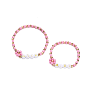 Thiết lập của 2 sáng tạo nhựa Vòng đeo tay đính hạt tinh vi dây đeo cổ tay trang sức hoàn hảo cho công việc và giải trí trang phục