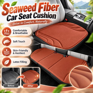 Seaweed Fibre Car Seat Cushion Breathable Car Seat Pad Cooling Anti Odour Comfortable Auto Seat Protector Universal Car Interior Accessories