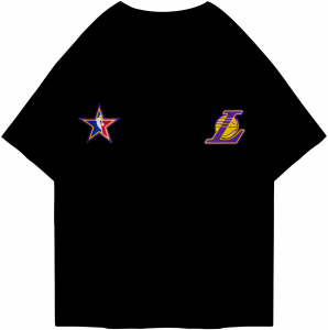 Kaos Oversized Tshirt Laker 23 Gambar Depan Belakang Kaos Oversize Wanita/Pria T-shirt