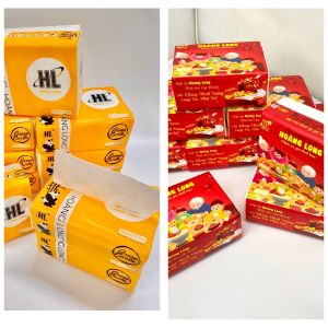 KHĂN GIẤY RÚT GẤU TRÚC HOÀNG LONG - 3 LỚP