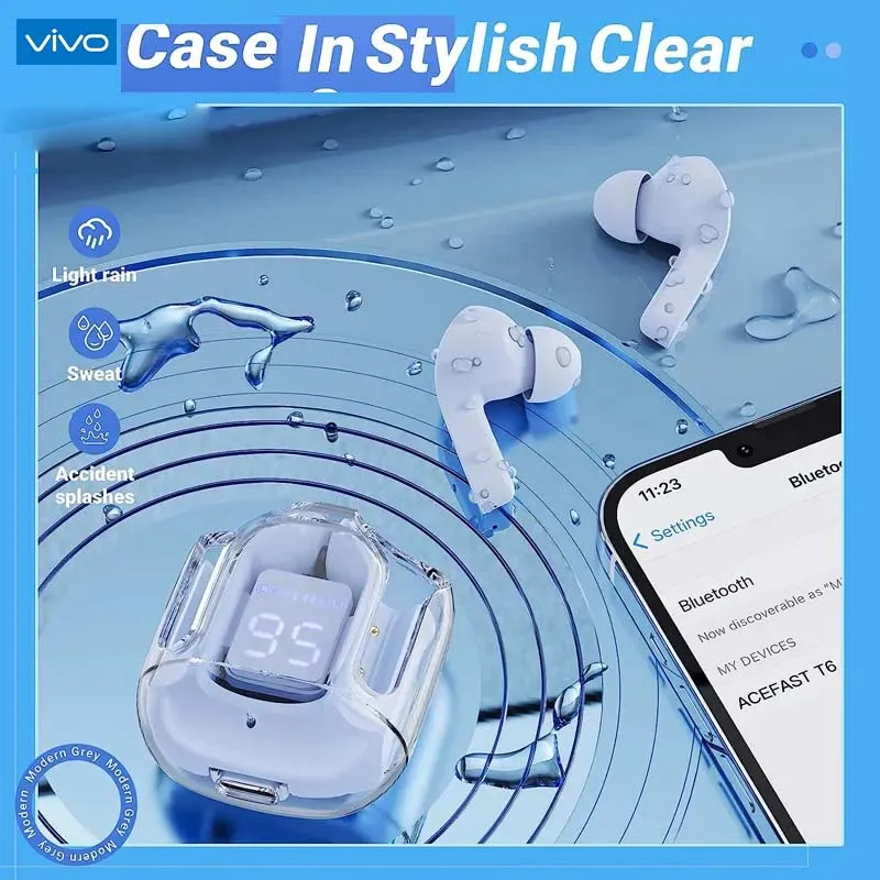 【COD】VIVO AIR 31 Earphone Wireless Bluetooth Headphones Sport Gaming  Headsets Noise Reduction Earbuds With Mic