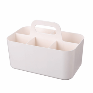 NOBLELUX Handle Bracket Cosmetic Organiser Portable Split Design Pen Organiser Desktop Accessory Adjustable Utility Container Office Use