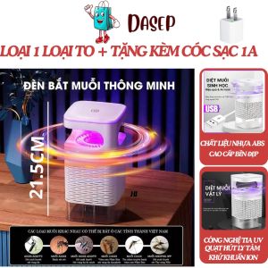 Đèn Bắt Muỗi Máy Bắt Muỗi Thông Minh Đèn Muỗi Tự Động diệt Côn Trùng Công Nghệ Diệt Khuẩn Kép DASEP