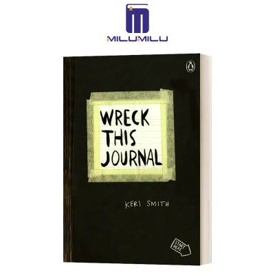 Wreck This Journal (Black) Expanded Edition Diary by Keri Smith Original English books