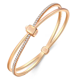 Wong Rain Vintage 18K Gold Plated 925 Sterling Silver Lab Sapphire Gemstone Bracelets Bangle Fine Jewelry for Women Wholesale