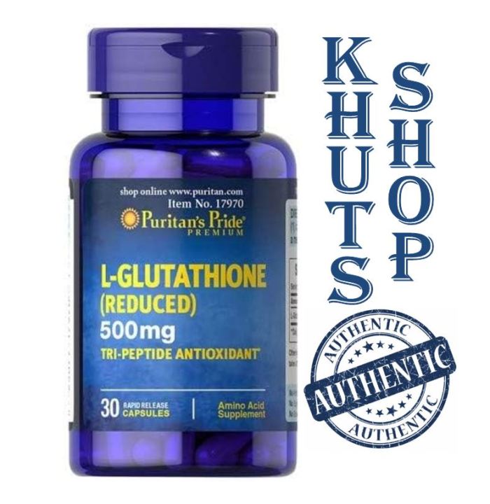 Puritan's Pride LGlutathione (Reduced) 500 mg 30 Capsules, TriPeptide Antioxidant Lazada PH