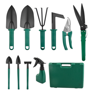 10 PCS SET ALAT PERLENGKAPAN BERKEBUN MULTIFUNGSI SET LENGKAP SEKOP GARPU PENGGARUK TANAH TAMAN GUNTING RUMPUT RANTING SABIT BOTOL PENYEMPROT TANAMAN