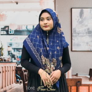 KERUDUNG ZIPPER RESLETING HIJAB VOAL MOTIF SEGIEMPAT SEGI4 TERBARU
