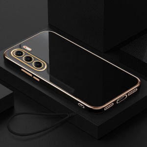 Case Plating Tecno Camon 40 Pro 5G Soft Case Lanyard Terbaru Premium Casing