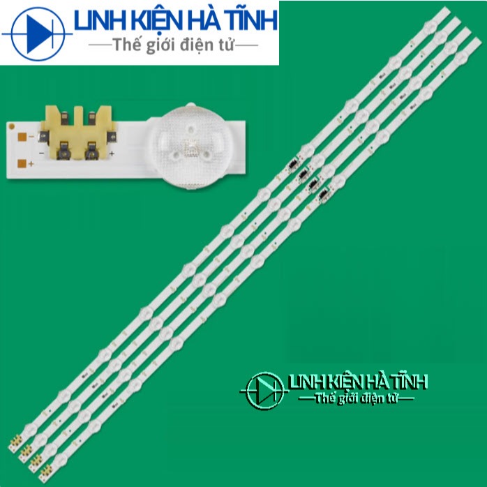 Bộ Led Tivi Samsung UA43J5500 / 43H5500 / 43H5552 / 43J5100 UE43J5500 43J5500 bộ 4+4 thanh