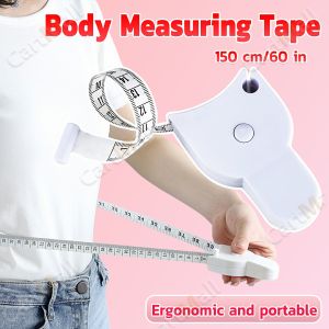 Self-tightening Body Measuring Tape Ruler Sewing Tailor Dressmaking Tape Measure 150cm Retractable