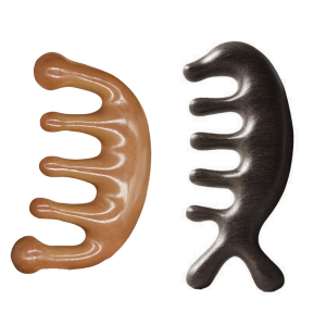 Scalp Manual Head Brush Meridians Massage Comb Body Gua Sha Tools for Head Face Eye Nose Jaw and Neck