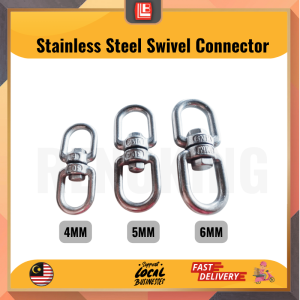 Stainless Steel Swivel Connector – Heavy Duty Eye-to-Eye Swivel Joint