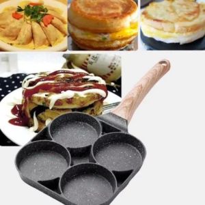 Panci penggorengan telur - pancake 4 lubang | non stick egg frying pan