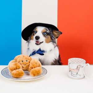 ZIPPYPAWS USA ของเล่นสุนัขพรีเมี่ยม รูปครัวซ็องบีบแล้วมีเสียง ของเล่นนำเข้าจากอเมริกาแท้