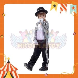 hiCosplayDy Kids Performance Wear Dance Star Michael Jackson Cosplay Set Costume