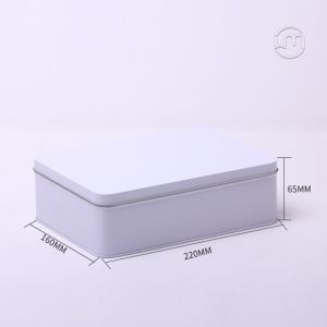 [XẢ KHO 5 TẶNG 1] 22*16*6.5cm- Hộp thiếc chữ nhật NHIỀU MÀU cỡ lớn đựng cookies bộ mỹ phẩm quà tặng cao cấp... Không dùng đựng dung dịch lỏng