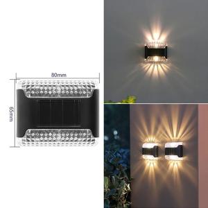 【Buy 1 Take 1】Solar Wall Light LED Outdoor Waterproof Lamp Wireless Auto ON/OFF Sensor Lights for Courtyard Balcony Fence Decor
