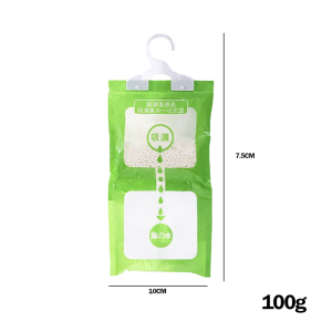 Hanging Desiccant Dehumidifier Dry Bag Moisture Absorption Deodorizer for Wardrobe Bedroom