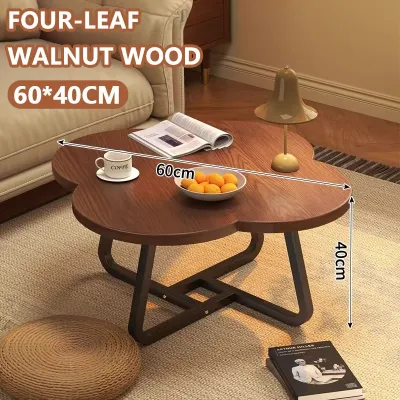 Nordic Center Table for Living Room Round Sturdy Wooden Coffee Table Sets Tea Table for Home