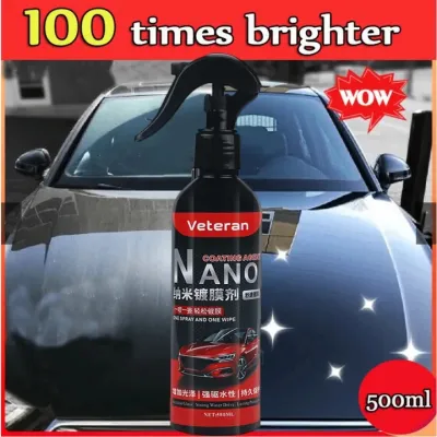 Chai Xịt Nano Chống Bám Nước Kính Ô Tô Dung Tích 500ml Xịt Phủ Nano Kính Ô Tô Chống Bám Nước Dùng Được Cho Cả Xe Con Xe Tải