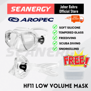 Aropec M2-HF11 Ultra Clear Diving Mask for Scuba Diving Snorkeling FreeDiving Apnea Seanergy Scuba