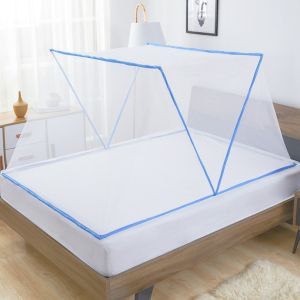 มุ้งกันยุง มุ้งพับได้ มุ้งครอบมุ้งลวด มุ้งกันยุงพับได้ ไม่ต้องประกอบ พับเก็บได้ มุ้งกันยุง 6ฟุต รับประกันสินค้า