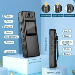 Vandlion A22 Digital Mini Body Camera 1080P Professional HD Screen Portable Magnetic Night Vision Small Camera Sports DV