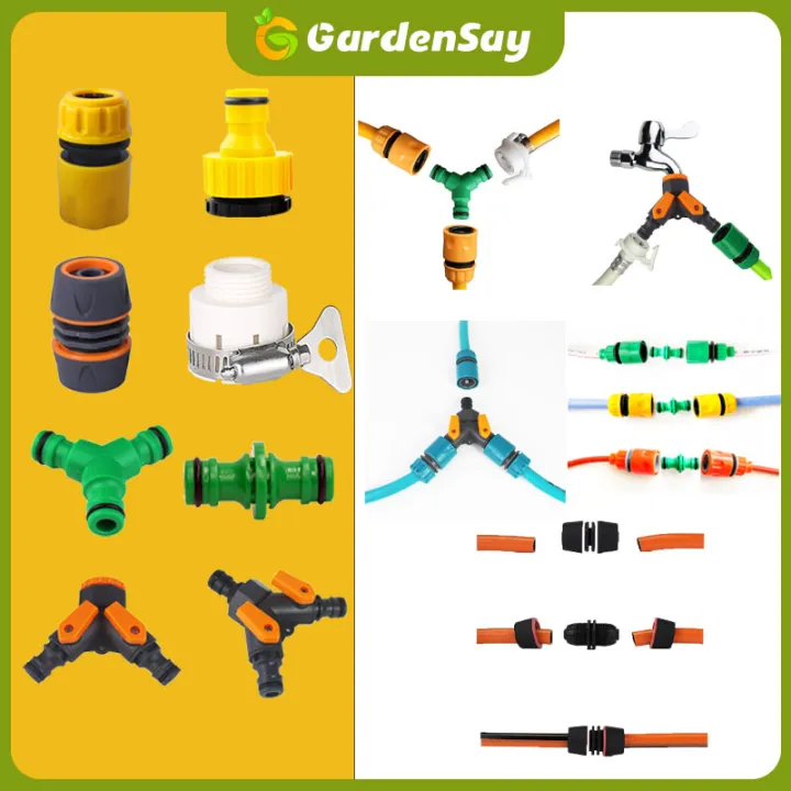 ข้อต่อสวมเร็วสายยาง 1/2 (4หุน) พร้อม Stop Valve ป้องกันน้ำไหล