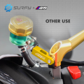ARM Brake Fluid Bracket Brake Hose Holder Full CNC Universal With Sticker Fully Adjustable From Indonesia. 