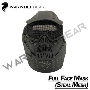Outdoor sports toys competitive games Gear Full Face Mask (Steal Mesh) WARWOLFGEAR