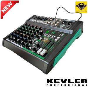 Kevler Professional RMX-8 New 8-Channel Compact Audio Mixer with Subwoofer Output