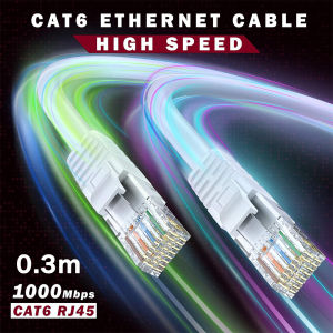 Cat6 Lan Cable 0.3M To 10M Long Ethernet Cable Outdoor Waterproof 1000Mbps High Speed RJ45 Cable
