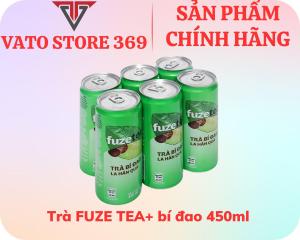 Trà bí đao FUZETEA+ la hán quả lon 320ml