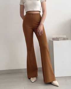 Flare Pants Celana Cutbray Scuba Wanita Dewasa