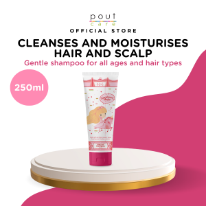 pout Care Strawberry Magic Natural Shampoo 250ml | Gentle Nourishing Shampoo for Children