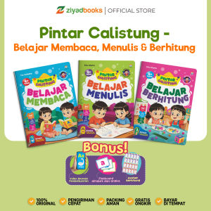 (Bonus Flashcard) Paket Pintar Calistung Belajar Membaca Menulis dan Berhitung - Buku Anak PAUD TK