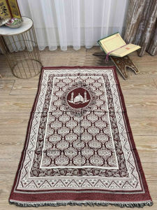 Sajadah Travelling Turki Ukuran Midi 50 x 105 cm bahan polyster ringan halus lembut elegan nyaman dipakai bisa cod