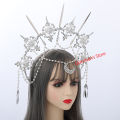 Women's Halo Crown Mary Goddess Headband Goddess Pointer Moon For Wedding Party Evening Photo Hair Hoop. 