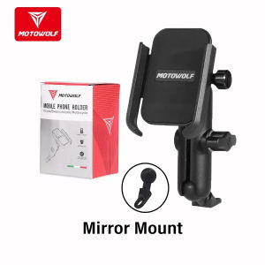 MOTOWOLF Motorcycle Cellphone Holder FULL ALLOY/UNIVERSAL 360° ROTATABLE MOBILE PHONE HOLDER FOR MOTORCYCLE MDL2821