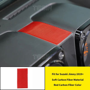 HH8 TESIN Soft Carbon Fiber Car Dashboard Decoration Cover Stickers for Suzuki Jimny 2019 2020 2021 2022 2023 2024 2025 Accessories 1Y3Z7