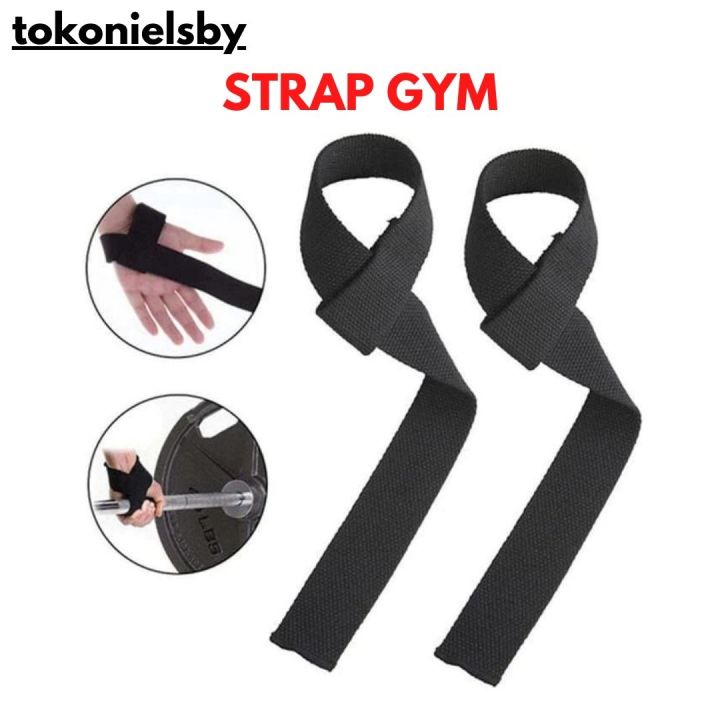 Strap Fitness Gym / Tali Fitness / Tali Gym / Lifting Strap Akaro Lazada Indonesia