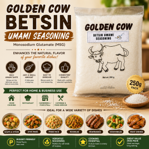 GOLDEN COW BETSIN UMAMI SEASONING Monosodium Glutamate (MSG) 200g Pack *NEW PACKAGING*