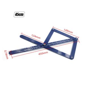 Corner Angle Finder Multifunction Easy Operation Angle Gauge Protractor Miter Saw Bevel Gauge with Scales Upgraded Angle Gauge Protractor Corner Angle Finder Square Ruler